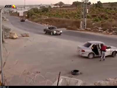 To throw a Molotov cocktail into an Israeli kibbutz