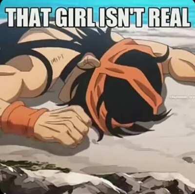 That girl isn’t real