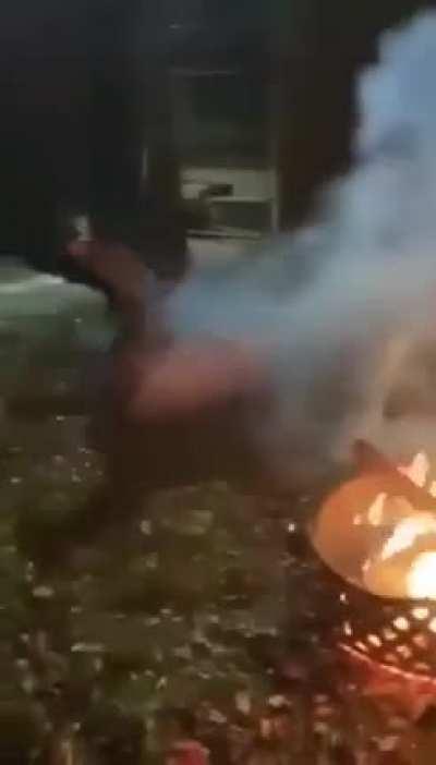 Not sure this fire was worth jumping into?