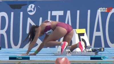 Been watching a lot of 200m sprints lately