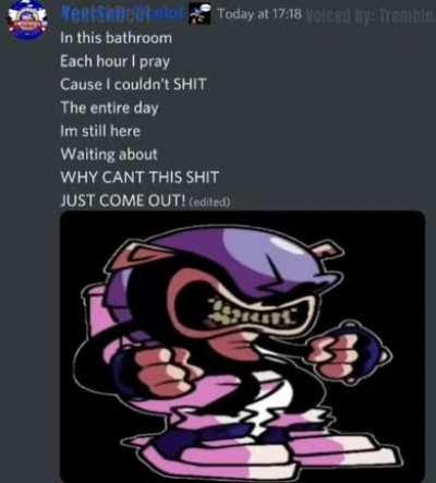 made with the help of a user from the r/fnf server(I made the rhyme in the image btw)