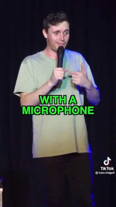 To heckle a comedian