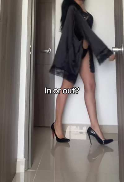 The outfit doesn’t matter when you have loubs