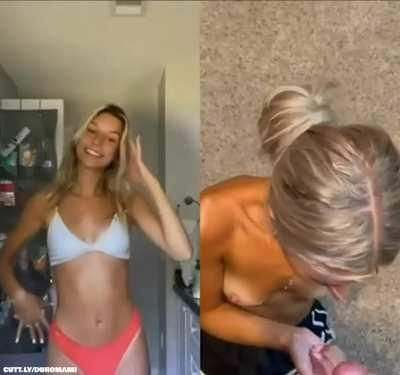 Cute mode cum slut mode