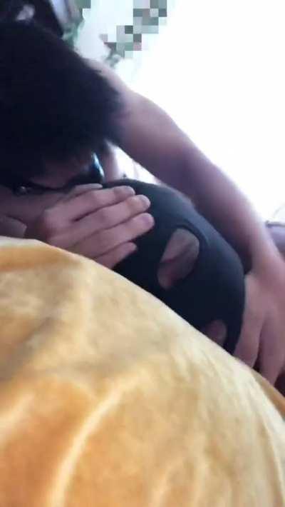 Daddy was pounding my little asshole so hard then he came in me