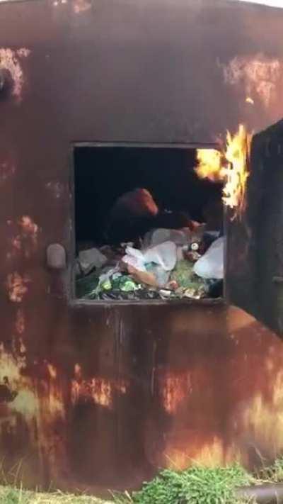WCGW while i throw a Molotov in a dumpster filled with methane.