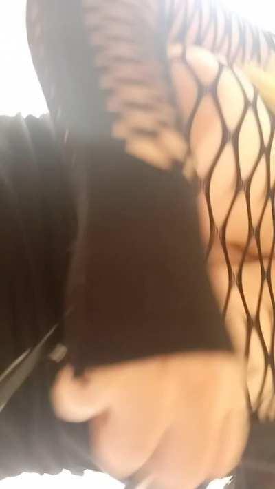 I bet you wish you would see me outside like this