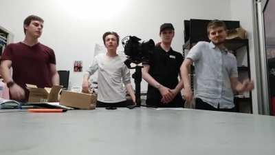 Calibrating a gimbal with the bois