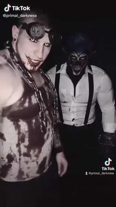 POV: You're walking home at night in a dark alleyway and these guys jump you while smacking their lips 😳