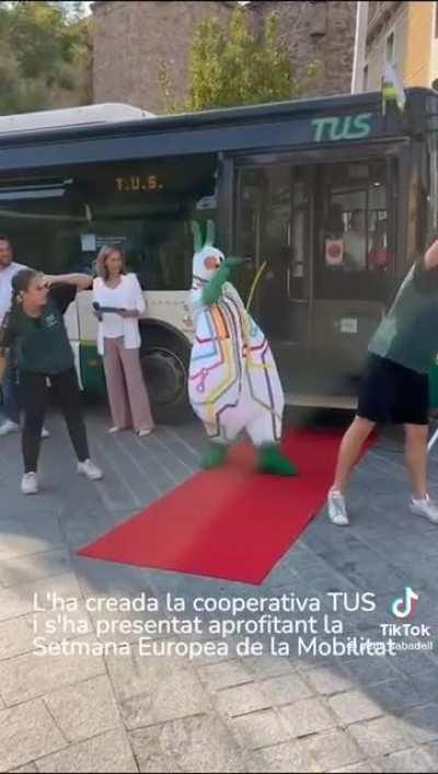 In Spain, Sabadell’s bus service has unveiled its new mascot - Bussi