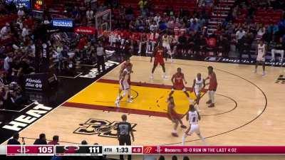 [Highlight] Jamal Cain hits wild floater under duress late in the 4th