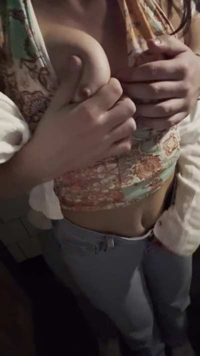 I get so horny in bars