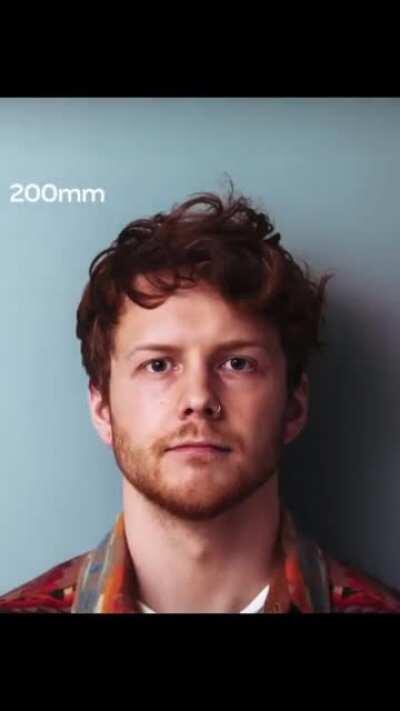 The difference a camera lens can make when taking a portrait - credit @harrison