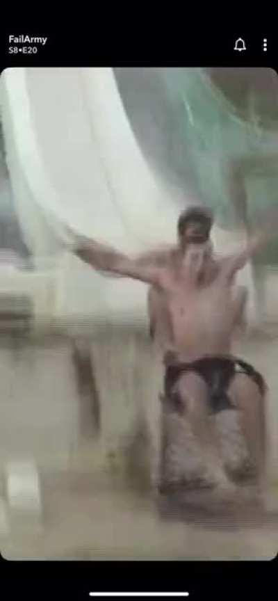 HMFT after I slide this abandoned waterslide.