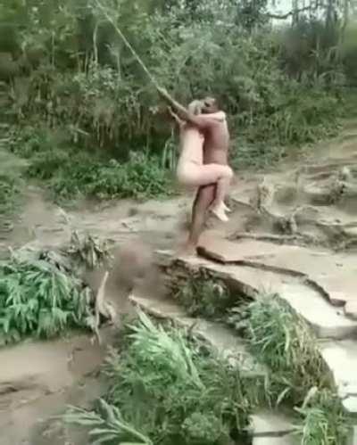 WCGW cosplaying Tarzan and Jane...?