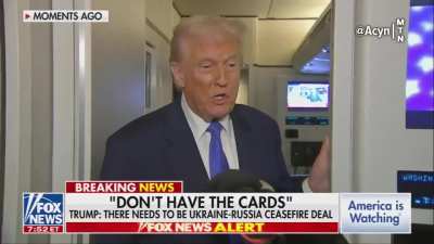 Were you worried? Trump reassures you! | Reporter: 