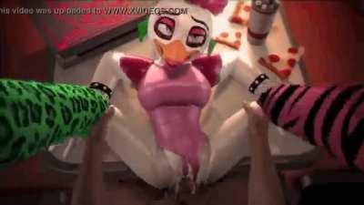 glam Chica getting pounded (unknown artist)