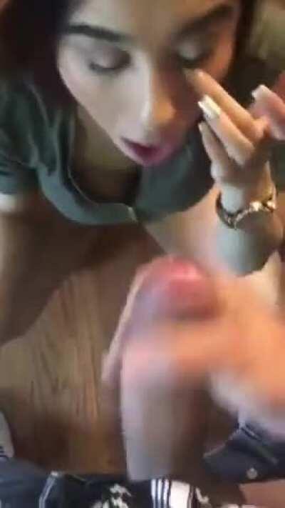 She Looks Like She Really Loves It.