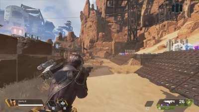 If you walk and ADS with Bangalore she will look around like if clearing a room, the amount of tiny details in this game continues to impress me.