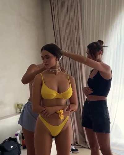 Yellow Bikini