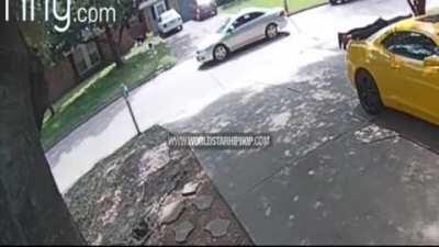 HMFT after i run into a car while running away from a dog.