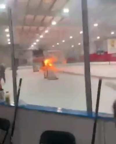 Pretty sure that's not supposed to be on fire