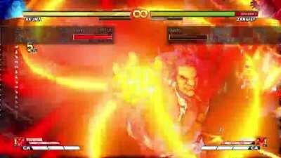 (SEASON 5 UPDATE) You can parry offensive V-Shift and punish it freely with Akuma, in the corner you can even punish it with a raging demon. I believe Gill VS2, Ryu VS1, Alex VT1 and maybe FANG VS2 can do this with no problem. Be aware if you're facing ch