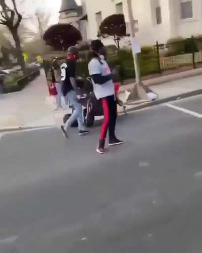 Let’s do a side by side wheelie