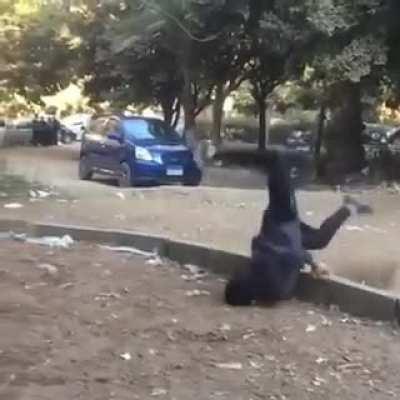 HMFT after I stumbled during jump