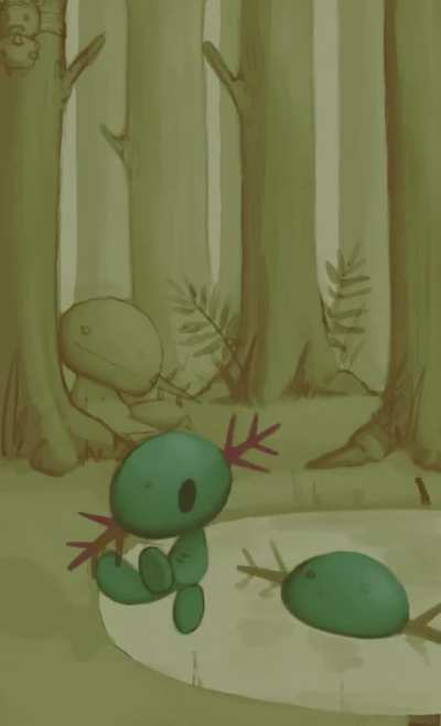 I made this wooper Illustration [OC]