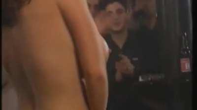 Linsey Mckenzie Bursting Out Of Her Panties Walking Naked In Striptease Club