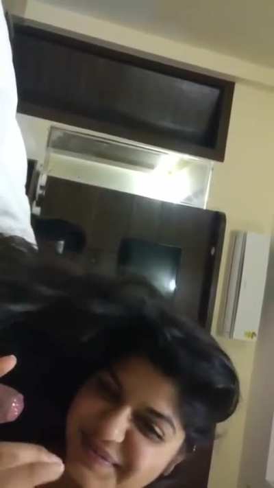 Tamil Girl hot bj and cum load on face and chest