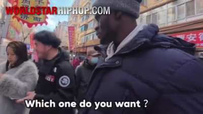 Racist insults man in another language, not realizing he can understand them.