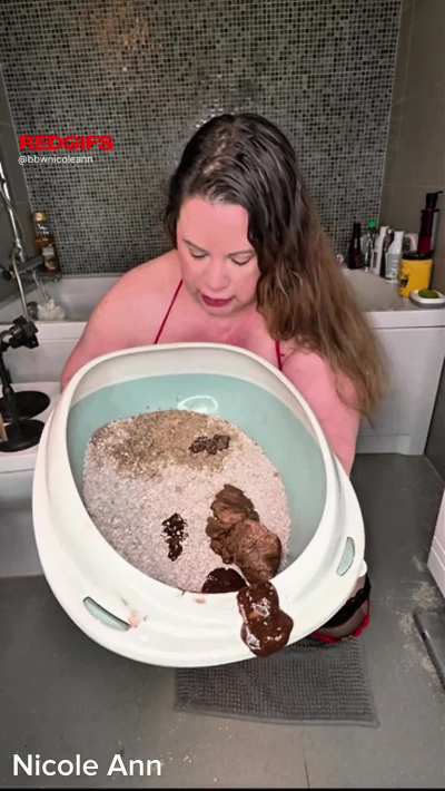 New on Femscat ☆ Scatbook ☆ Google Drive ☆ Eating cat shit from the litter box!