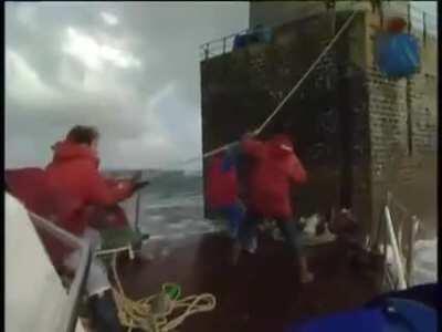 How they change the lighthouse crew