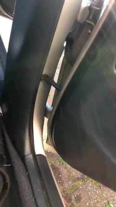 squeaky doors made worse by lubricant why/how? i used silicon spray and it made the already loud squeak even worse??!