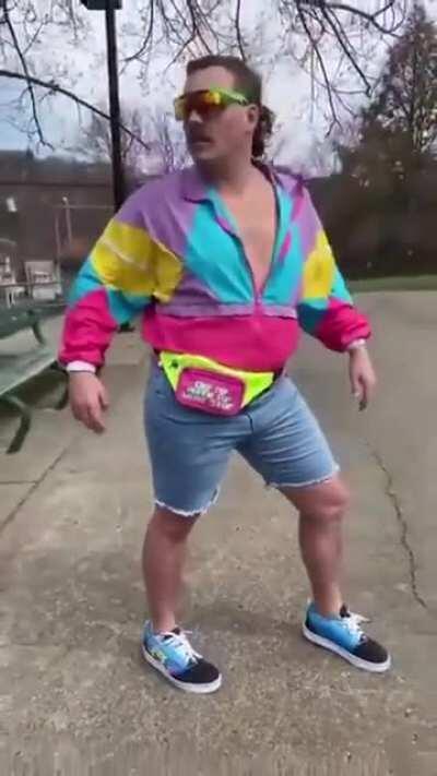 Outrun vibes in his veins