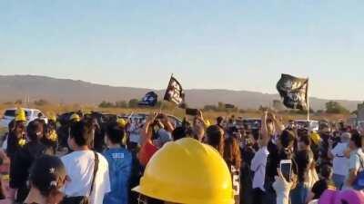 HK Protest anthem “Glory to Hong Kong” performed in its full glory at Liberty Sculpture Park in Los Angeles, California.