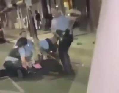 Cops plants weapon on man so he can beat him