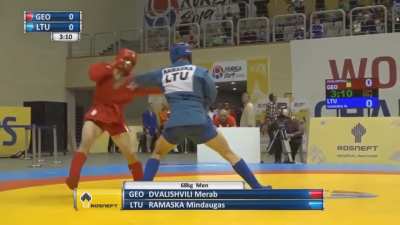 Merab fought sambo the same way he fights MMA: chaotic.