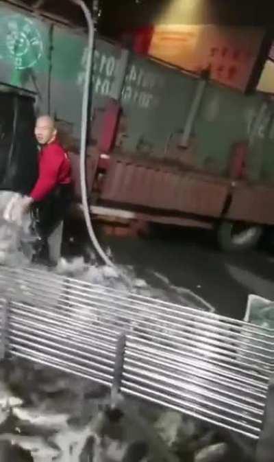 WCGW trying to send thousands of fish down a flimsy little slide
