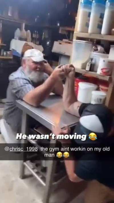 This Grown man strength