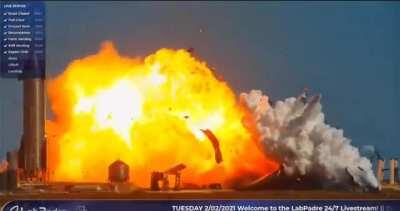 SpaceX Starship SN9 - Flight Test - 2/2/2021