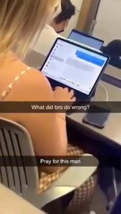 She writin him a book 😭