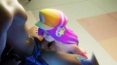 Arcade Miss Fortune Deepthroat (OC) (sandwichmoth)