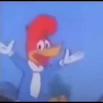 Pica Pau vai pegar sua amiga