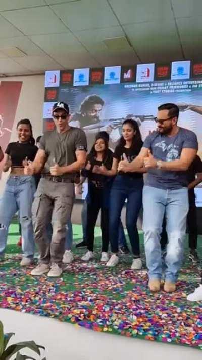 Vikram & Vedha showing their dance moves...