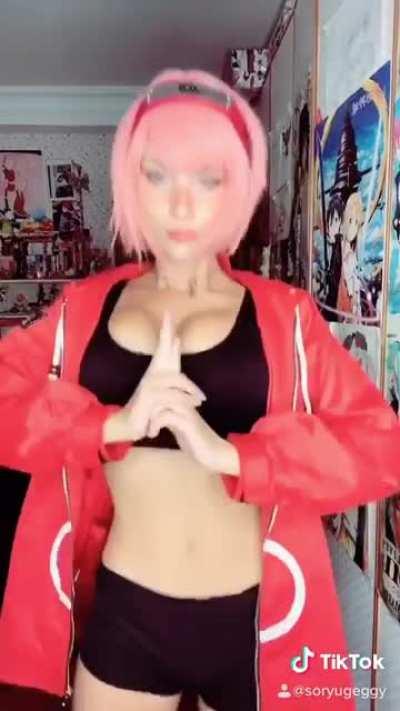 soryu_geggy_cosplay as Sakura