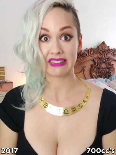 Fake boobs REALLY did turn me into a cum dumb whore! 😳 [Link to sound in pinned comment!]