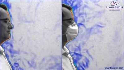 wearing a mask as opposed to not wearing one